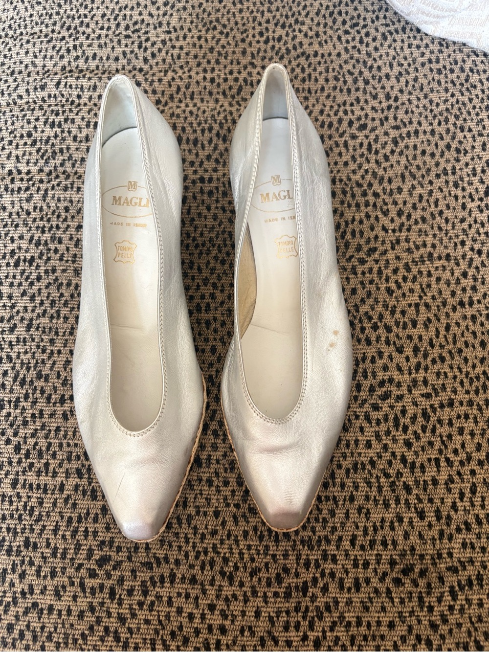 Bruno Magli silver casual pump MAGLI COLLECTION
